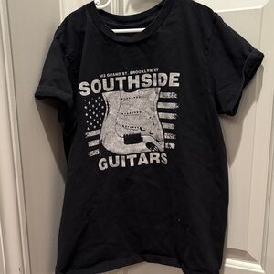 PacSun Black Southside Guitars Tee